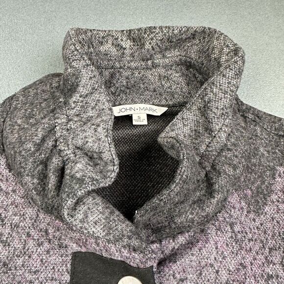 John Mark Tunic Vest Top Womens S Gray Artsy Geometric Print Western Boho Soft - Picture 7 of 15